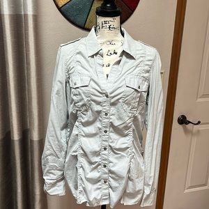Express light grey cotton shirt